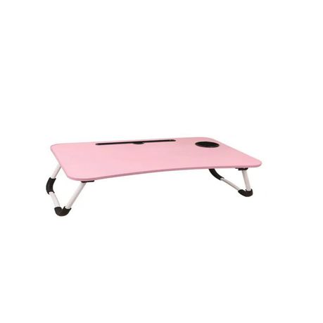 Foldable and Portable Mini Laptop Table-Pink Buy Online in Zimbabwe thedailysale.shop