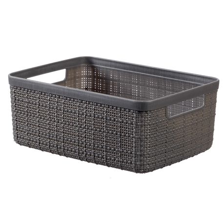 Curver by Keter - Jute Small Basket Grey Buy Online in Zimbabwe thedailysale.shop