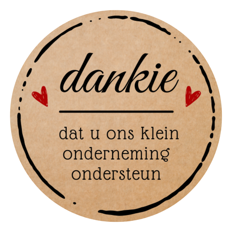 Sticker -100 Dankie dat u ons klein onderneming ondersteun labels Buy Online in Zimbabwe thedailysale.shop