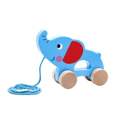 Nuovo Wooden Pull Along - Elephant