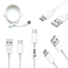 Load image into Gallery viewer, ZMI 1m - 3A USB Type-A to Type-C Cable - White (2PCS)
