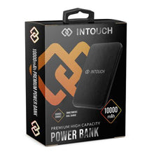 Load image into Gallery viewer, Intouch Black Powerbank 10000 Mah - Black
