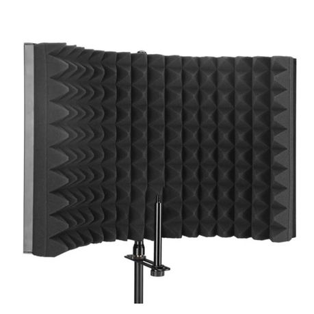 Lane IS-02 Acoustic Microphone Isolation Shield (Black) Buy Online in Zimbabwe thedailysale.shop