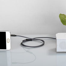 Load image into Gallery viewer, Hoco UPA04 Noble Sound 1M 3.5mm AUX Cable with Mic - Tarnish
