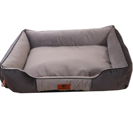 Animals Inc. Luxury Suede Bed | Charcoal | Medium Buy Online in Zimbabwe thedailysale.shop