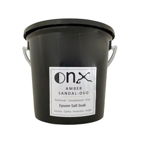 OnX Amber Sandal-Oud Scented Epsom Salt Soak - 1Kg Buy Online in Zimbabwe thedailysale.shop