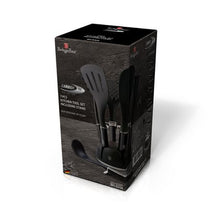 Load image into Gallery viewer, Berlinger Haus 7-Piece Non-Stick Kitchen Utensils Set with Stand - Carbon
