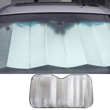 Load image into Gallery viewer, Sun Shield For Car Windscreen Sun Reflector 126x60cm Folding Foil
