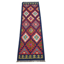 Load image into Gallery viewer, Gorgeous Handmade Maimana kilim 204 X 63m
