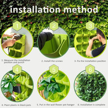 Load image into Gallery viewer, Heartdeco Stackable Vertical Wall Garden Planter - 6 Pack
