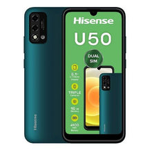 Load image into Gallery viewer, Hisense Infinity U50 16GB Dual Sim - Green + Vodacom SIM Card Pack
