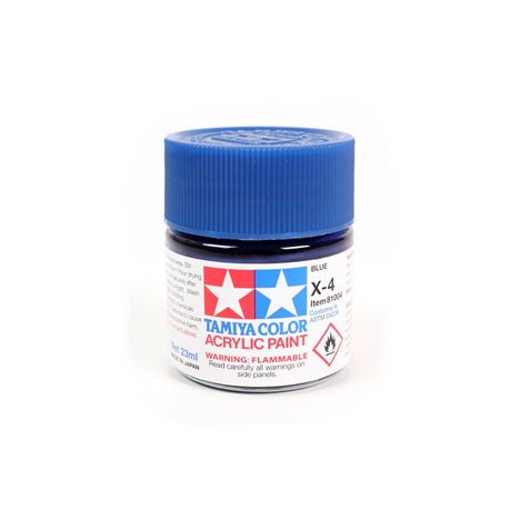 Tamiya X-4 Blue Acrylic 23ml Paint - Blue Buy Online in Zimbabwe thedailysale.shop