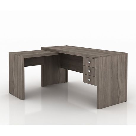 Linx Reversible L-Shaped Office Desk Oak Buy Online in Zimbabwe thedailysale.shop