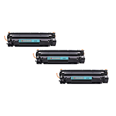Canon 737/ C737 / C-737 Compatible Black Toner  (Combo Deal x 3) Buy Online in Zimbabwe thedailysale.shop