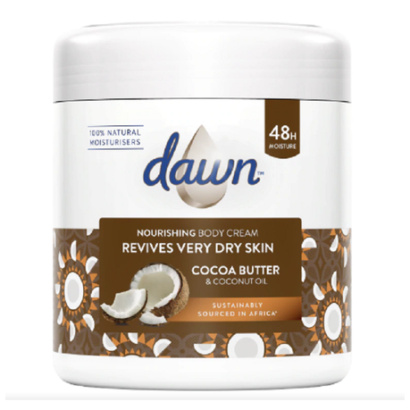 Dawn Cocoa Butter & Coconut Oil Nourishing Body Cream 400 ml