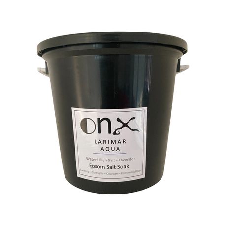 OnX Larimar Aqua Scented Epsom Salt Soak - 1Kg Buy Online in Zimbabwe thedailysale.shop