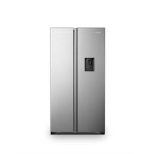 Load image into Gallery viewer, Hisense 514L Frost Free Side by Side Fridge with Water Dispenser-Inox

