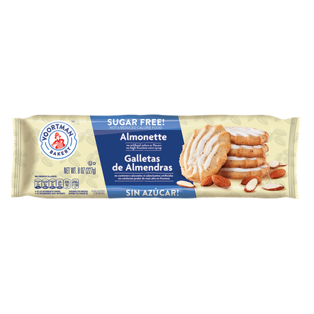 Voortman Sugar Free Almonette Cookies 227 g Buy Online in Zimbabwe thedailysale.shop
