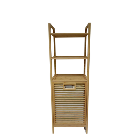 Bamboo Shelf & Laundry Basket Buy Online in Zimbabwe thedailysale.shop
