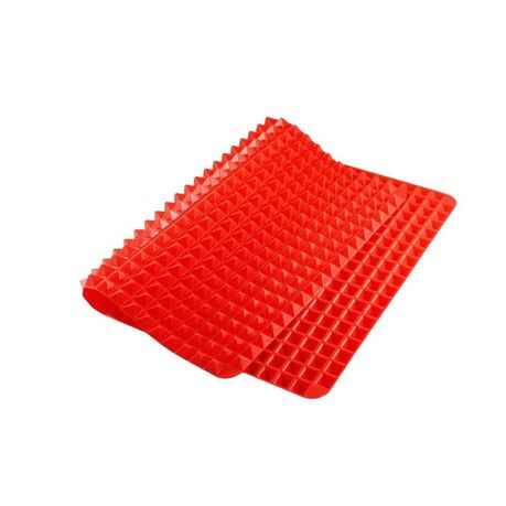 Non-Stick Healthy Cooking/Baking Roasting Mat - Red