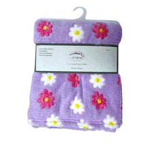 Load image into Gallery viewer, Girls Cutwork Coral Fleece Receiver - Flower
