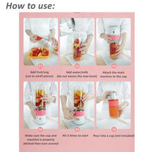 Load image into Gallery viewer, Heartdeco Rechargeable Portable Smoothie Mixer Juice Blender
