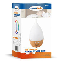 Load image into Gallery viewer, Home Quip Usb Powered Aromatherapy Diffuser - Teardrop Shape 175ml

