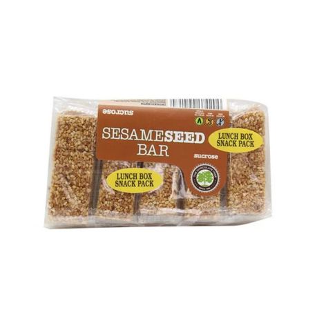 The Choc Tree - Sucrose Sesame Seed Bar - 10x15g - Snack Pack