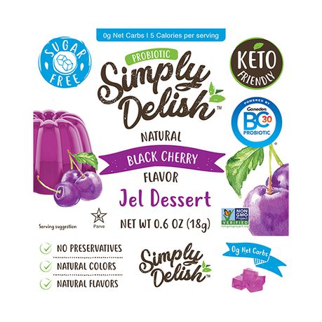Simply Delish - Natural - Black Cherry - Jel Dessert Buy Online in Zimbabwe thedailysale.shop