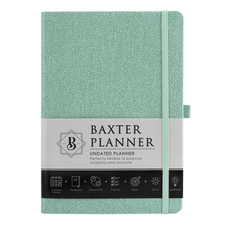 Baxter Undated Planner - Green Buy Online in Zimbabwe thedailysale.shop