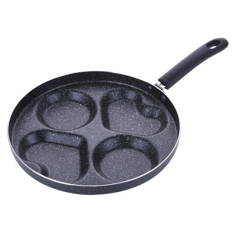 4 - Hole Egg Frying Pan With Hearts And Circles Buy Online in Zimbabwe thedailysale.shop