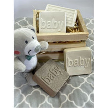 Load image into Gallery viewer, Gift Set - Shampoo Bar, Goat's Milk and Rooibos African Black Soap for Baby
