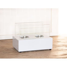 Load image into Gallery viewer, 1green Double Burner Table Ethanol Fireplace - White
