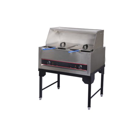 Aloma - Double Electric Deep Fryer - 21L + 21L - Silver Buy Online in Zimbabwe thedailysale.shop