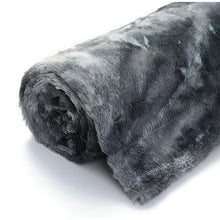 Load image into Gallery viewer, Wonder Trend Faux Fur Luxury Mink Thermal Heat Blanket Throw Light Grey
