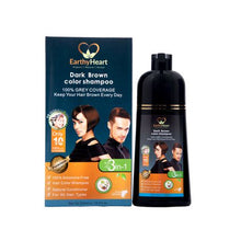 Load image into Gallery viewer, EarthyHeart Natural Hair Color shampoo (Dark Brown)
