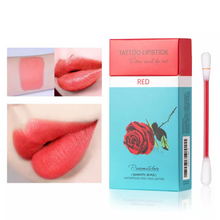 Load image into Gallery viewer, 20 Piece Red Tattoo Lipstick Lip Stain Cotton Swab

