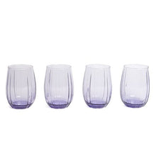 Load image into Gallery viewer, George &amp; Mason - 350ml Purple Whisky Tumbler - Set of 4
