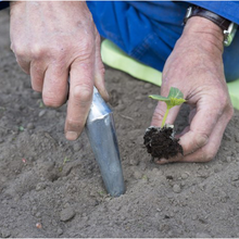Load image into Gallery viewer, Galvanized Garden Trowel + Bulb Dibber Combo
