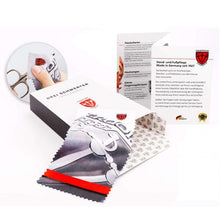 Load image into Gallery viewer, Kellermann 3 Swords Manicure Set Faux Leather Case 7845 MC N Black 6 Piece
