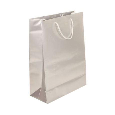 Luxury Gift Bags-Silver-4pc