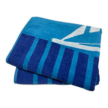 Load image into Gallery viewer, 2 Pack Soft Cotton Velour Beach Bath Sheet Towel 100 x 180 cm

