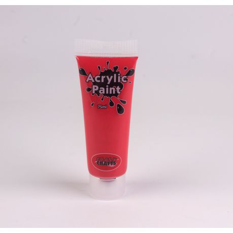 Crazy Crafts Acrylic Paint - Red Buy Online in Zimbabwe thedailysale.shop