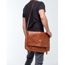 Load image into Gallery viewer, Brad Scott The Rocco Laptop Overnight Messenger Bag (Unisex)
