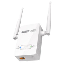 Load image into Gallery viewer, Totolink EX200 300MB 2.4GHz Plug Mounted Range Extender 1x Lan &amp; 2x Antenna
