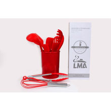 Load image into Gallery viewer, LMA Kitchen &amp; Dining 10 Piece Silicone Kitchen Utensil Set &amp; Storage Base
