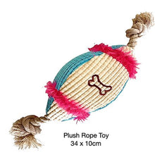 Load image into Gallery viewer, 3 Pack Variety Dog Toys Plush, Rubber, Rope and Balls-Pets Toys
