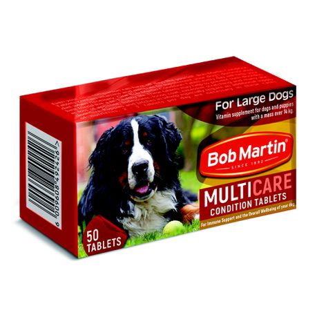 Bob Martin - Conditioning Tablets - Large Dogs - 50's Buy Online in Zimbabwe thedailysale.shop