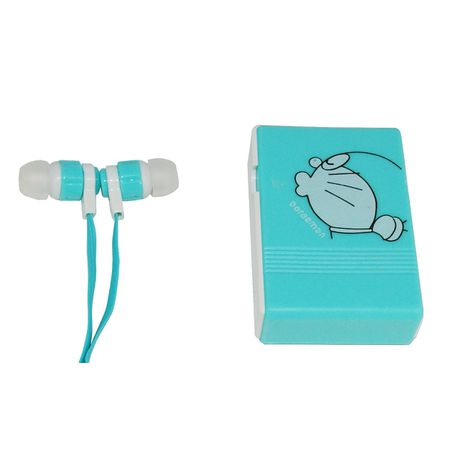 Cute Cartoon in-Ear Wired Earphones - Blue Buy Online in Zimbabwe thedailysale.shop