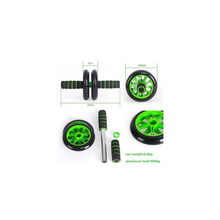 Load image into Gallery viewer, Ab Wheel &amp; Knee Mat - Dual Wheel Roller - Green 183114
